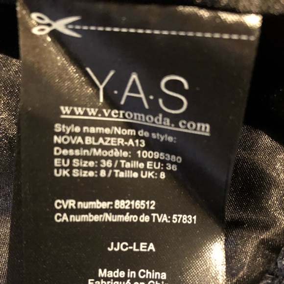 Tweed jacket blue/black/silver - Picture 4 of 9